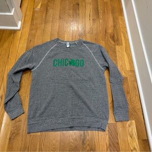 Gray Chicago Graphic Sweatshirt